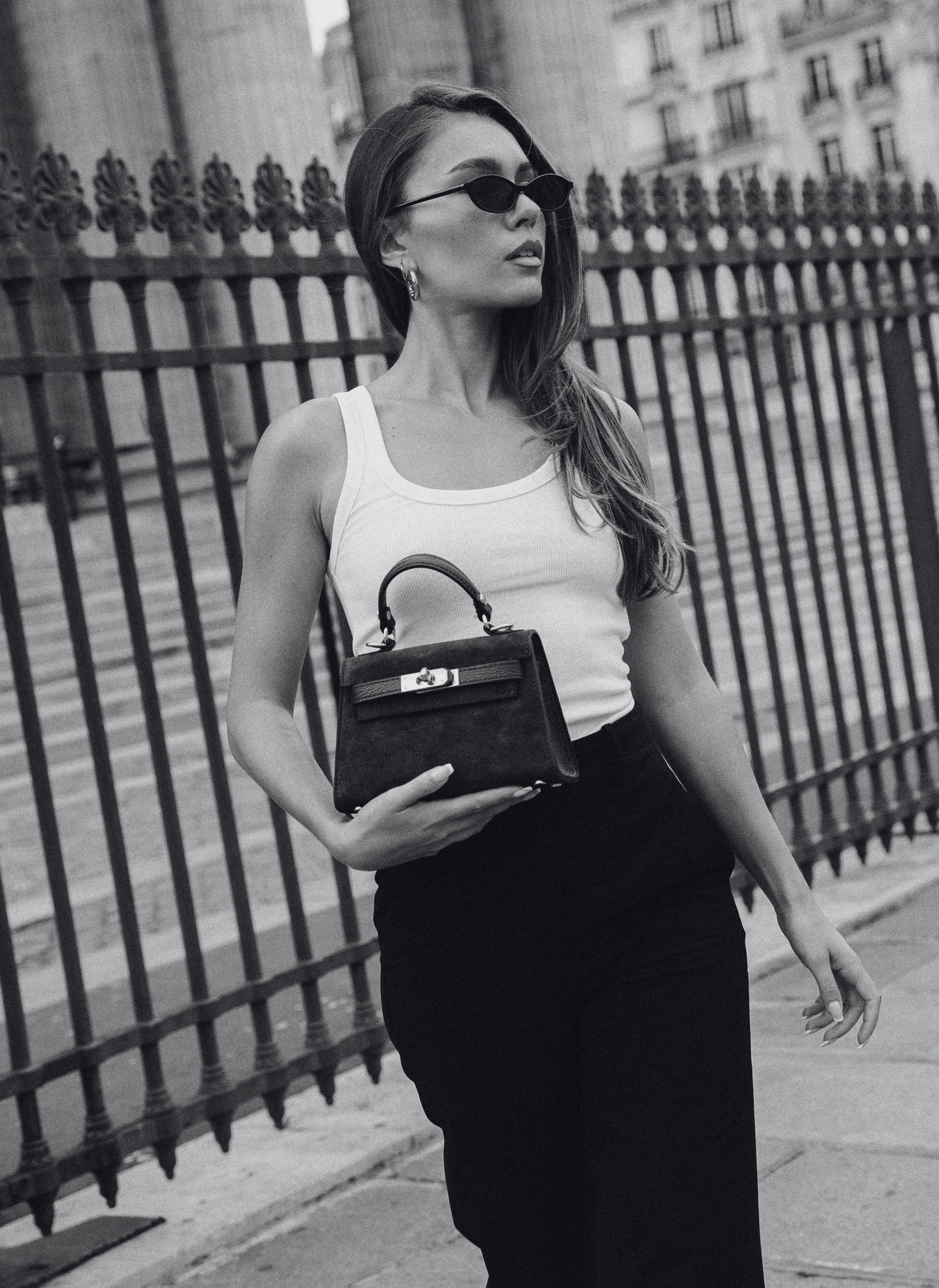 Borsa Victoria in Camoscio e Pelle Borgogna