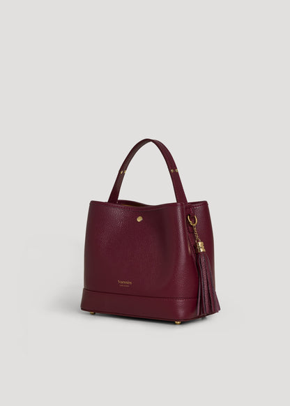 Borsa Kendy in pelle Dollaro Borgogna
