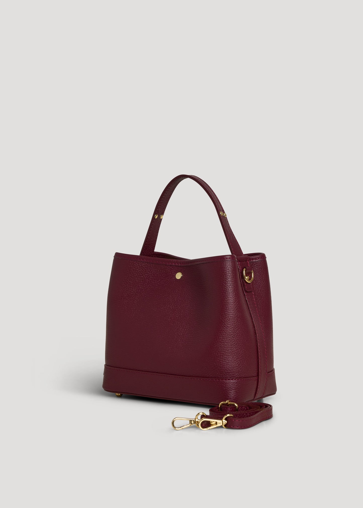 Borsa Kendy in pelle Dollaro Borgogna