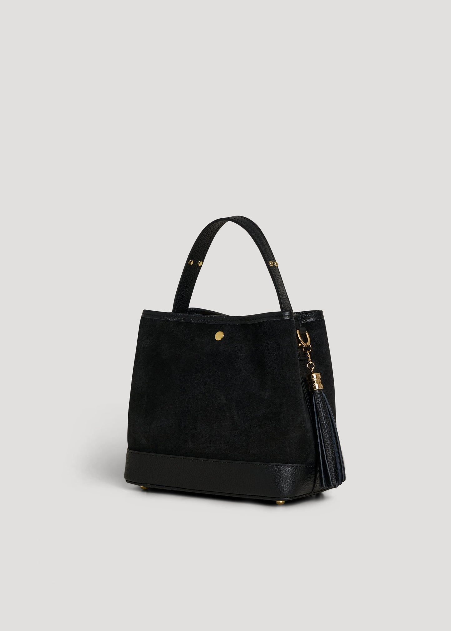 Borsa Kendy in Camoscio e Pelle Nera