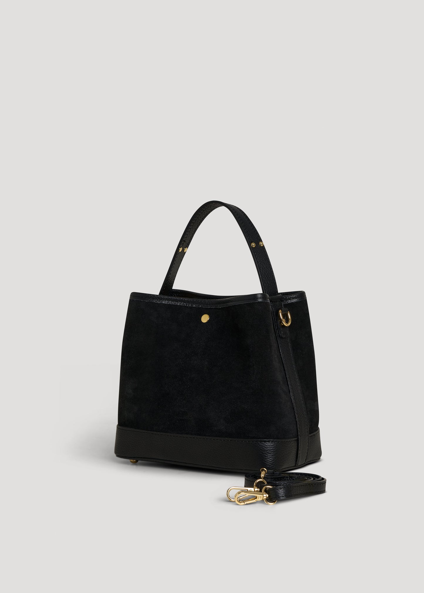 Borsa Kendy in Camoscio e Pelle Nera