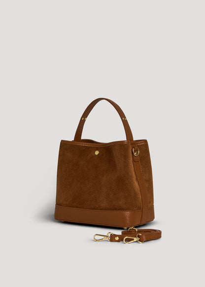 Borsa Kendy in Camoscio e Pelle Cuoio