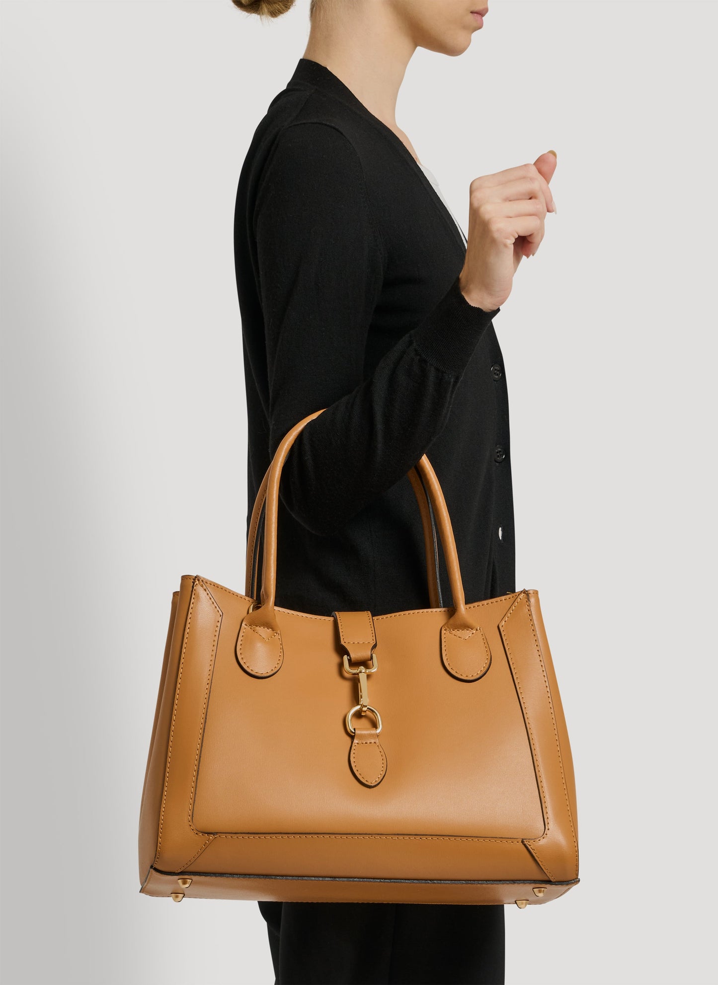 Borsa Chloe micro in pelle spazzolata Cuoio