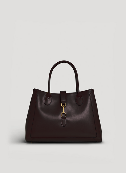 Borsa Chloe in pelle spazzolata Testa di moro