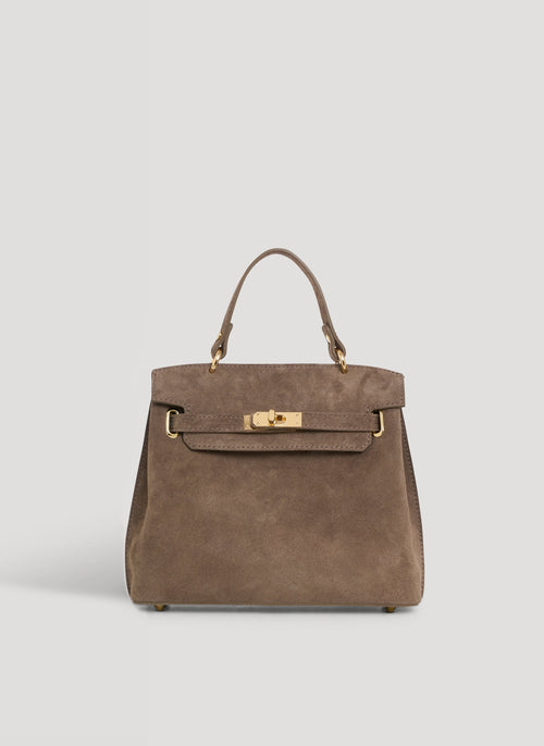Borsa Giselle in Camoscio Taupe