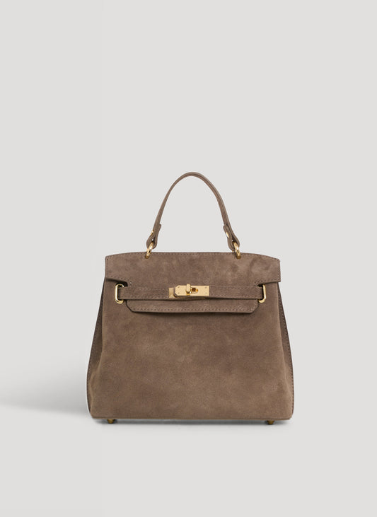 Borsa Giselle in Camoscio Taupe