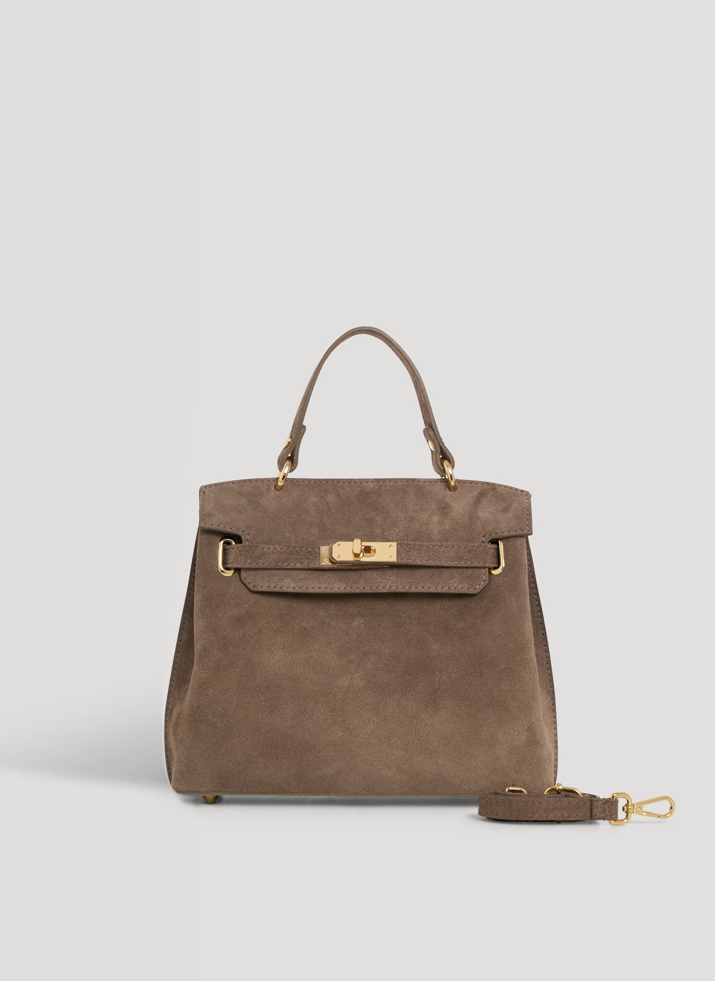 Borsa Giselle in Camoscio Taupe