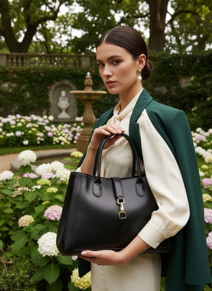 Borsa Chloe in pelle spazzolata Nera