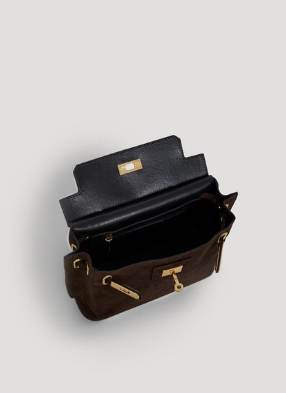 Borsa Giselle in Camoscio Testa di Moro