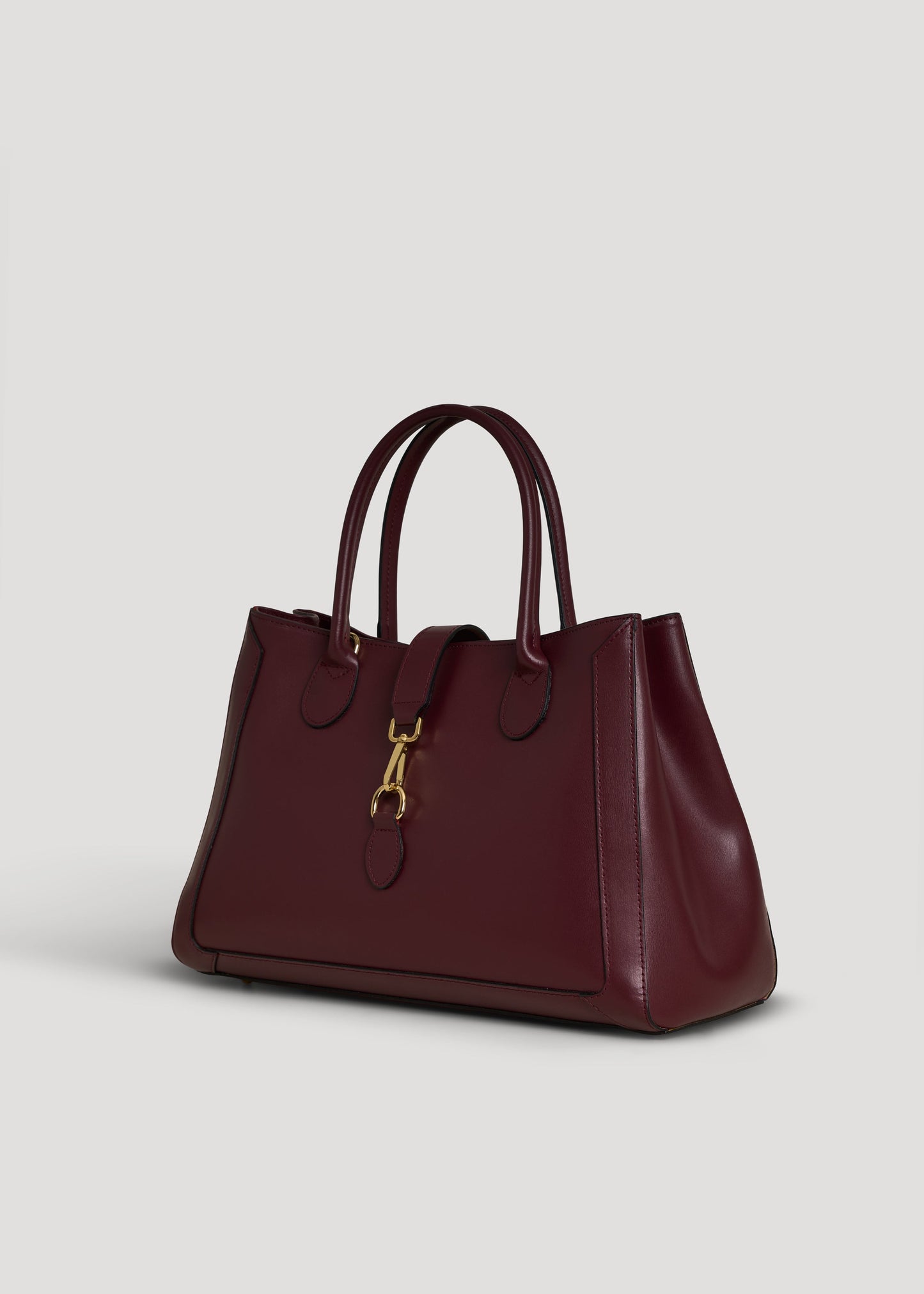 Borsa Chloe in pelle spazzolata Borgogna