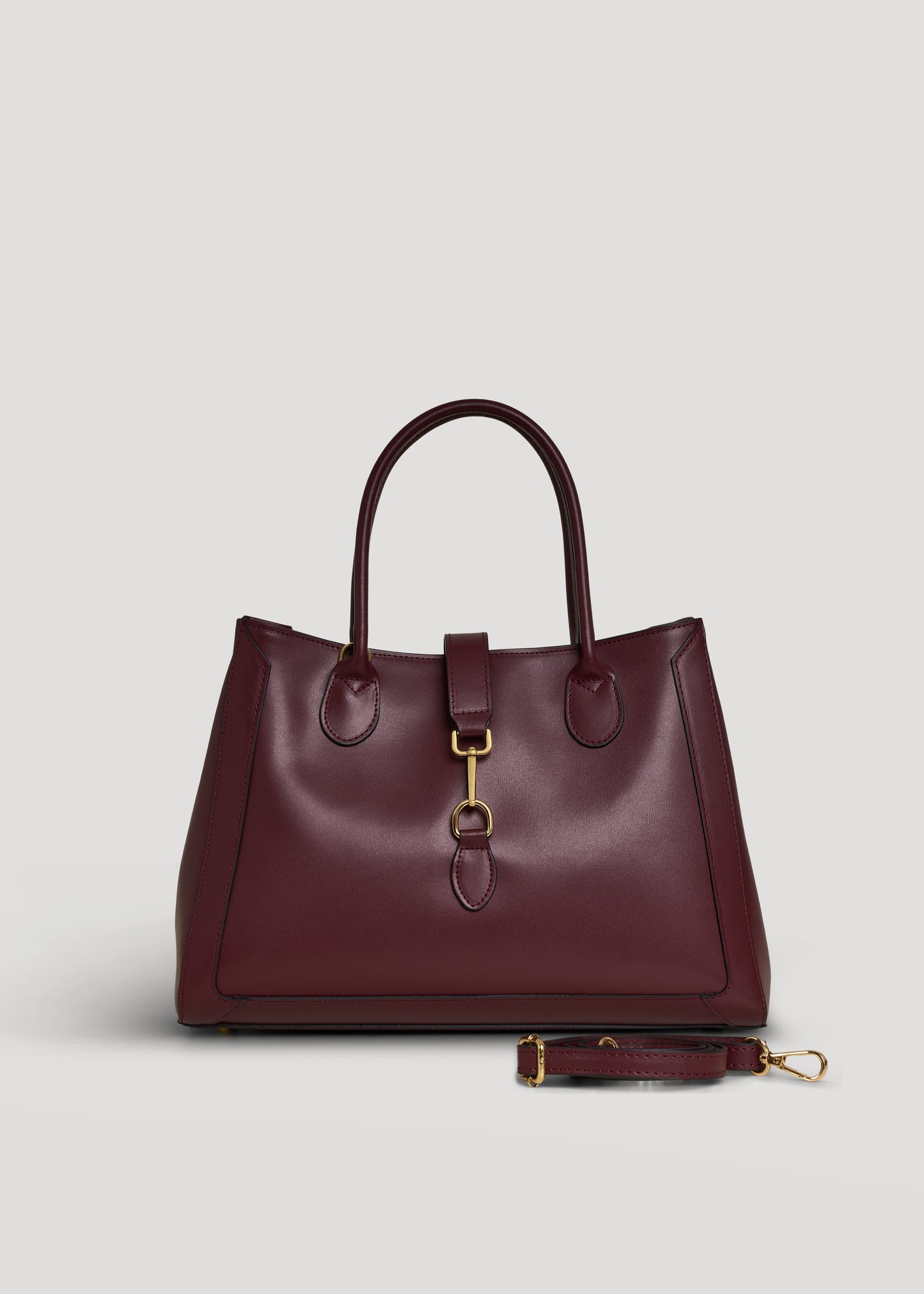 Borsa Chloe in pelle spazzolata Borgogna