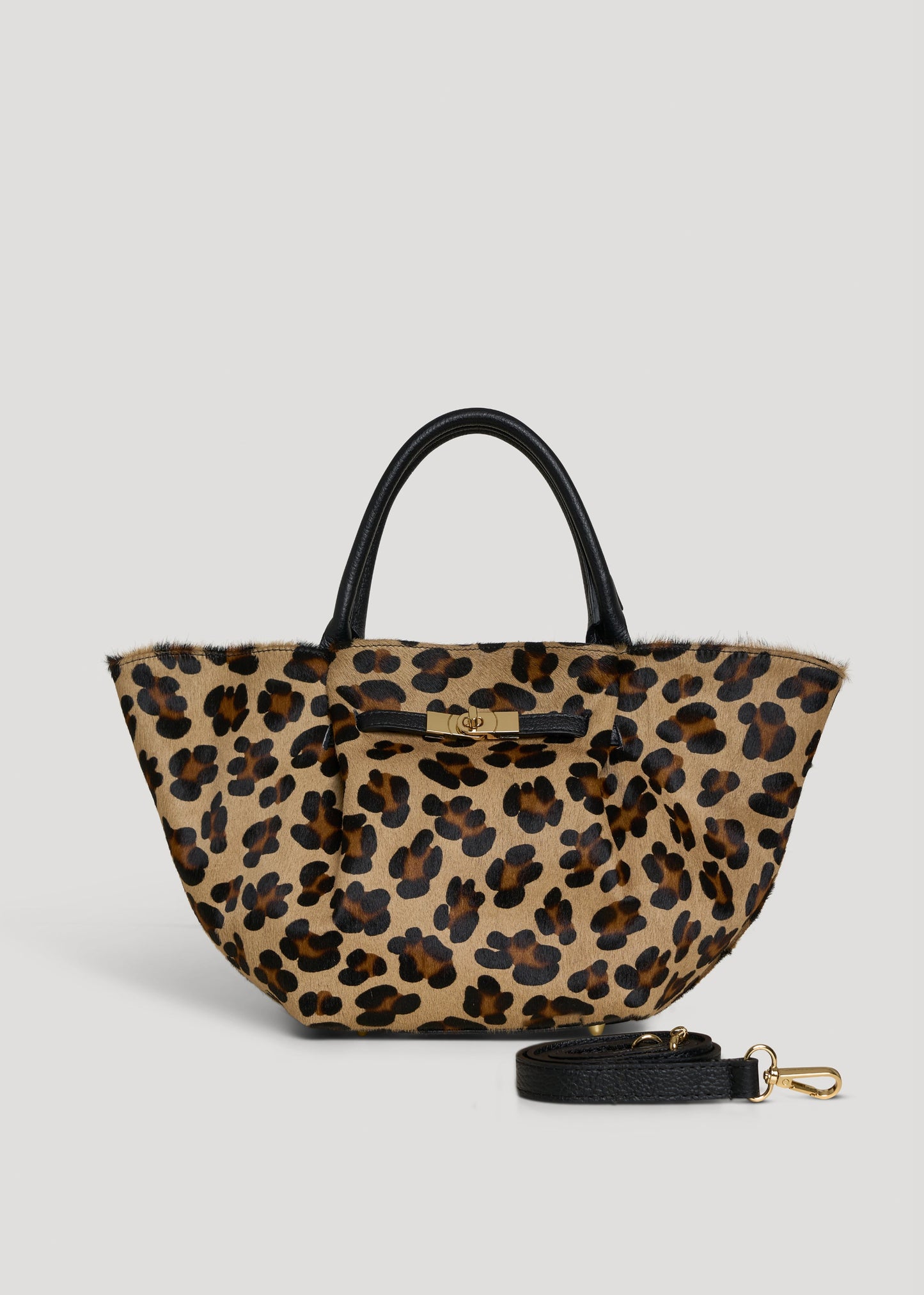 Borsa Charlène Limited Edition in Calf Hair e Pelle Leopardata