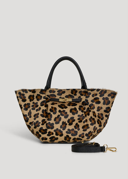 Borsa Charlène Limited Edition in Calf Hair e Pelle Leopardata