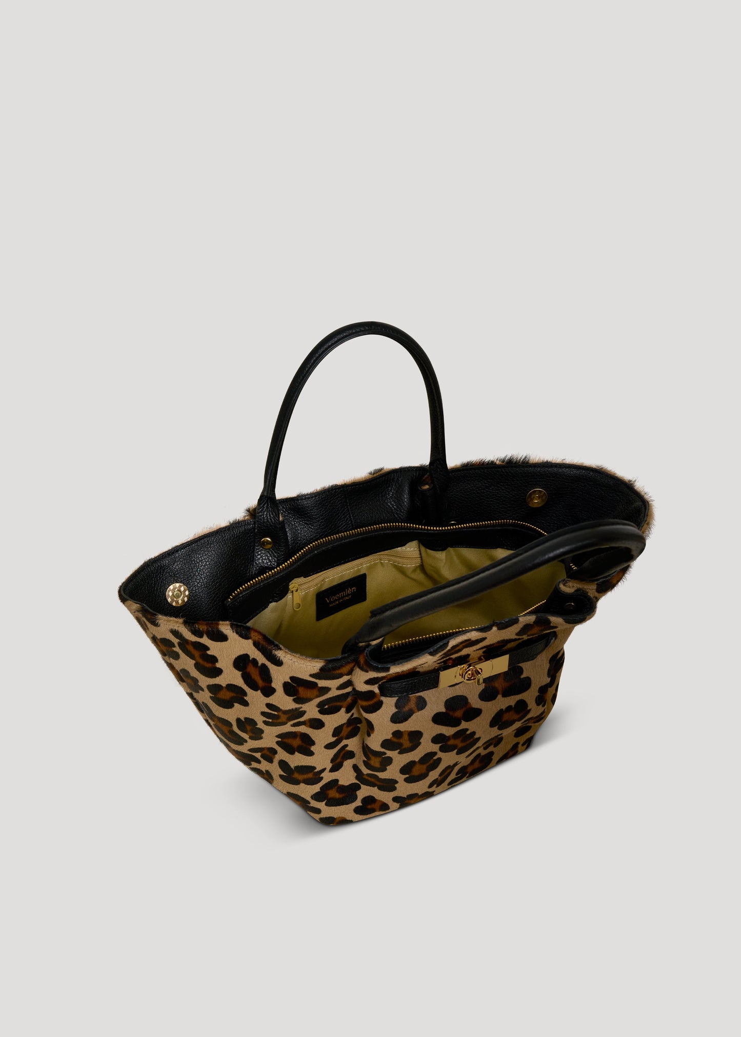 Borsa Charlène Limited Edition in Calf Hair e Pelle Leopardata