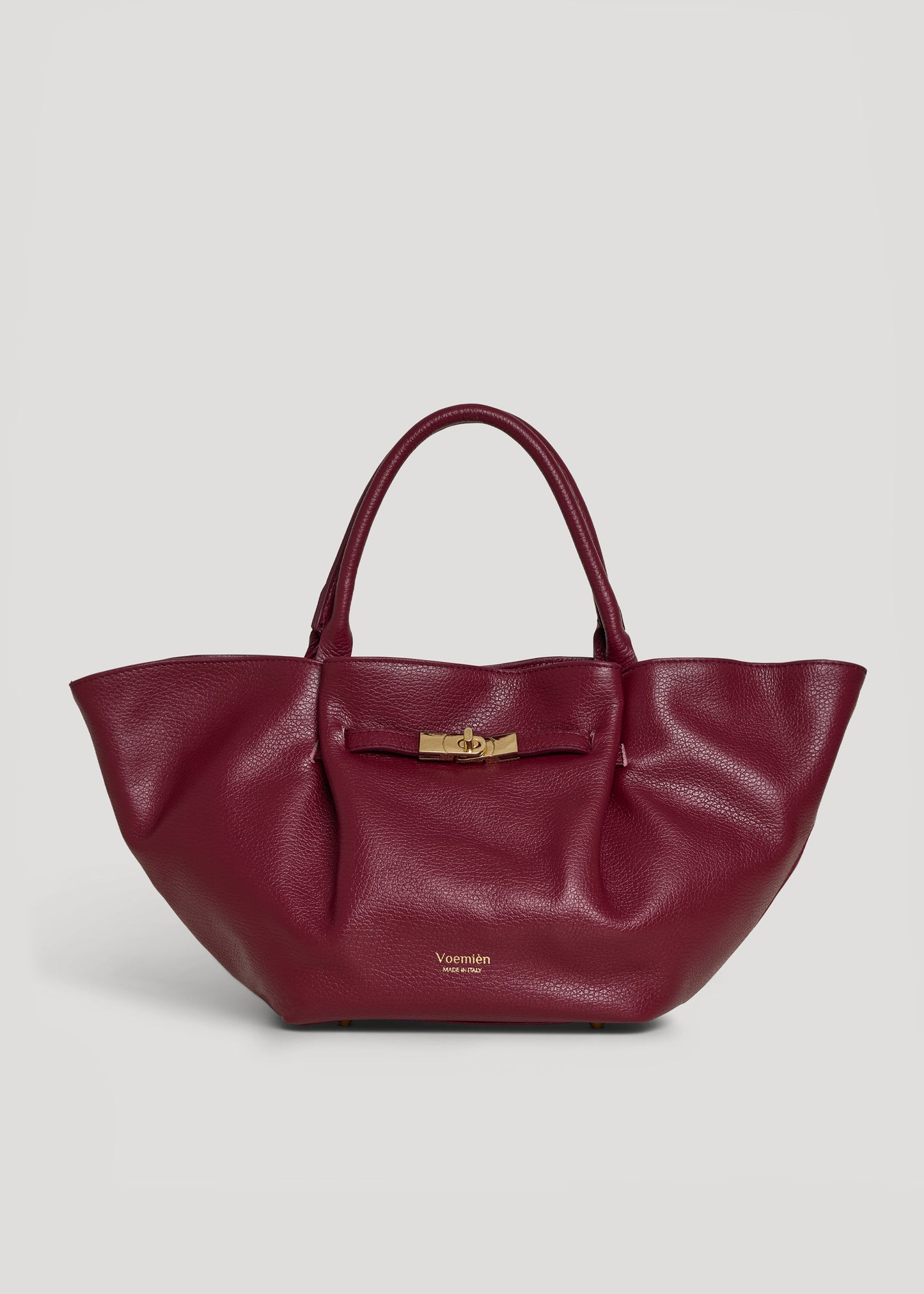 Borsa Charlène in Pelle Togo Borgogna