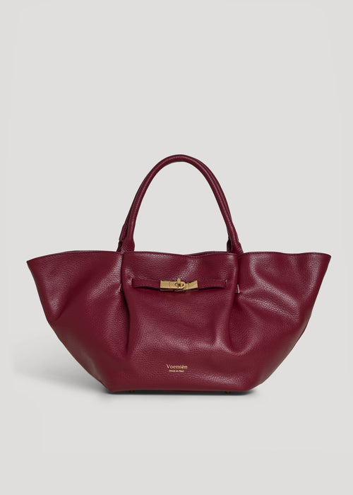 Borsa Charlène in Pelle Togo Borgogna