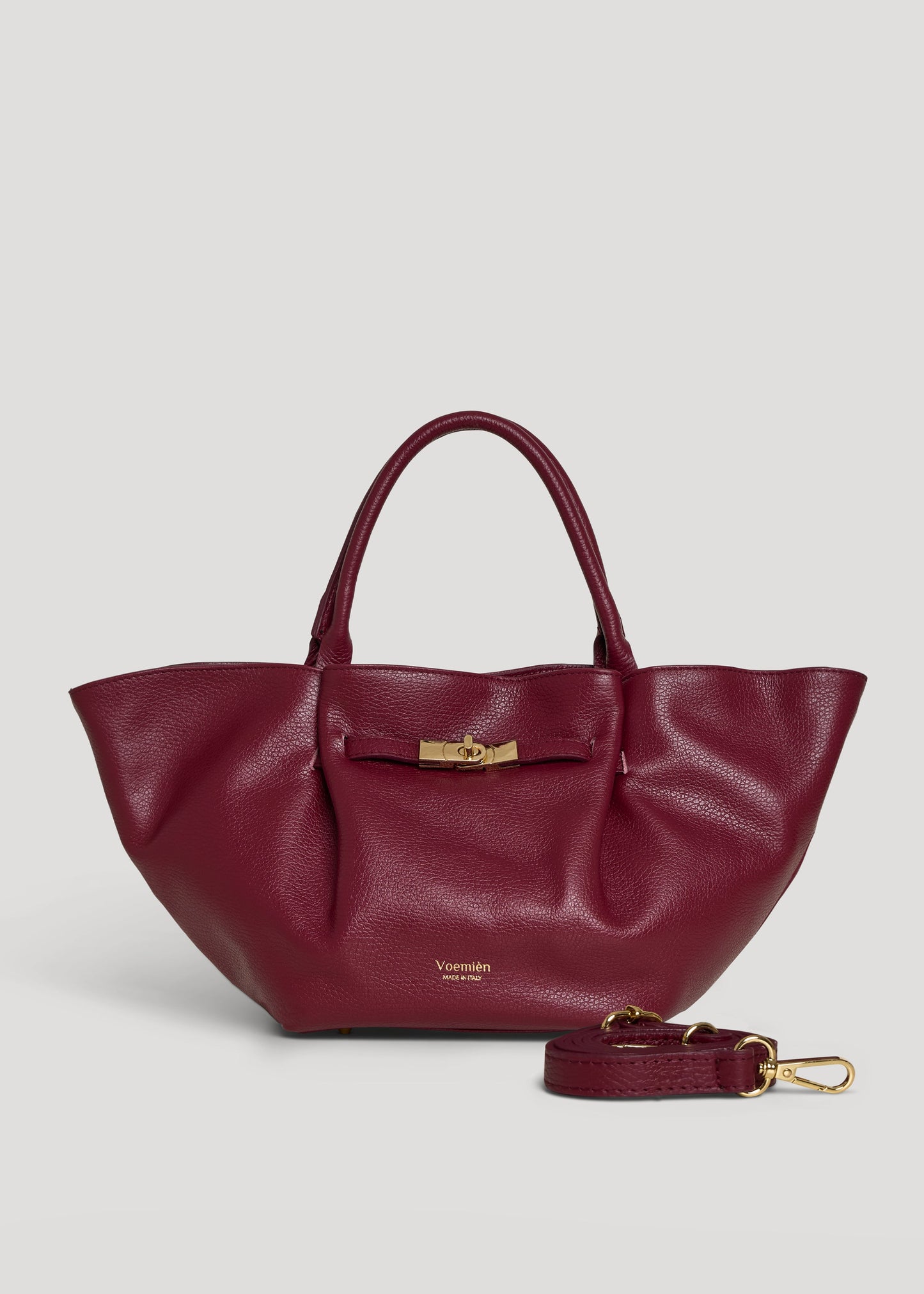 Borsa Charlène in Pelle Togo Borgogna