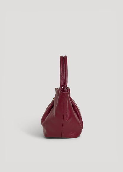 Borsa Charlène in Pelle Togo Borgogna