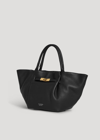 Borsa Charlène in Pelle Togo Nera