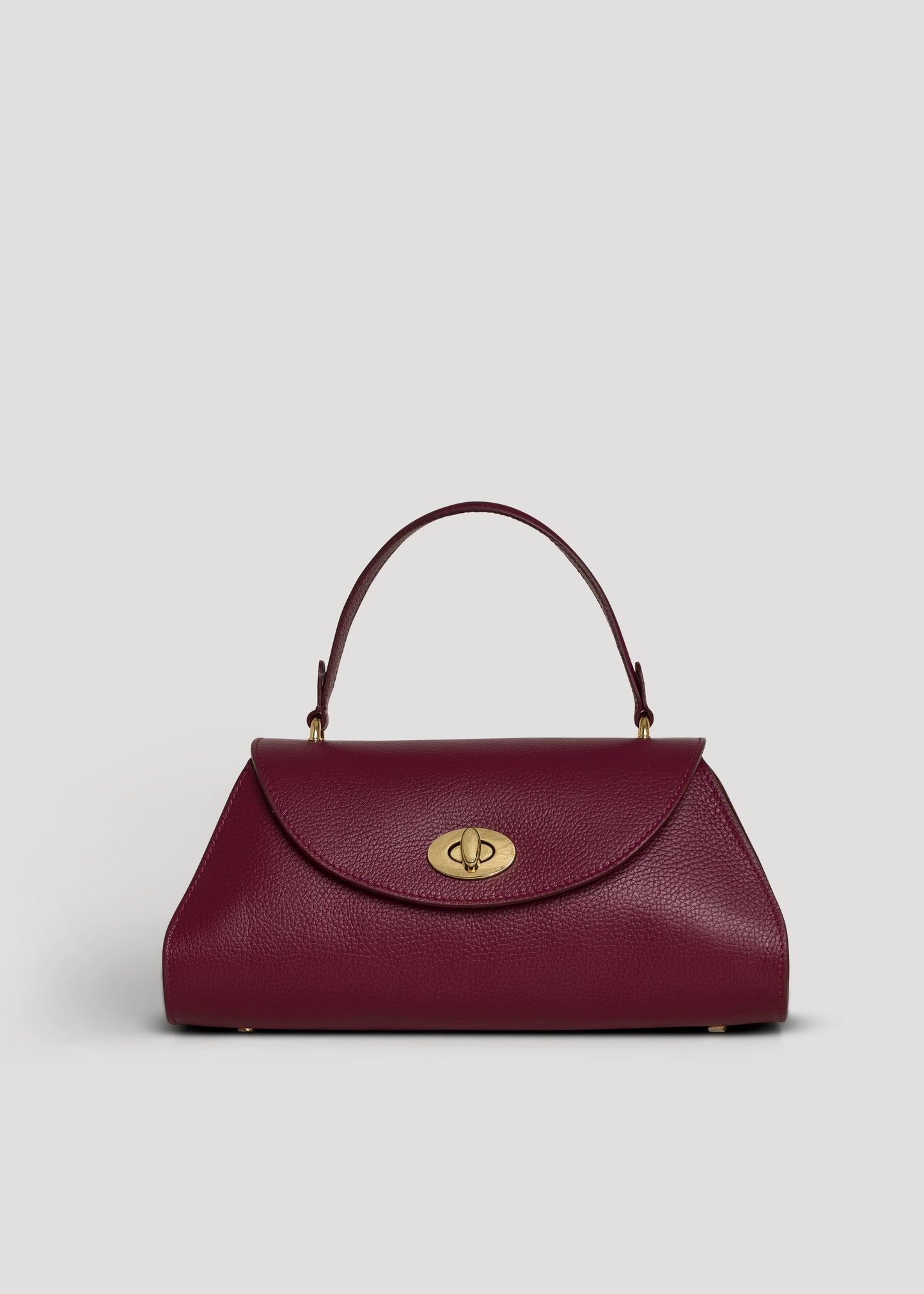 Borsa Florence in pelle Togo Borgogna