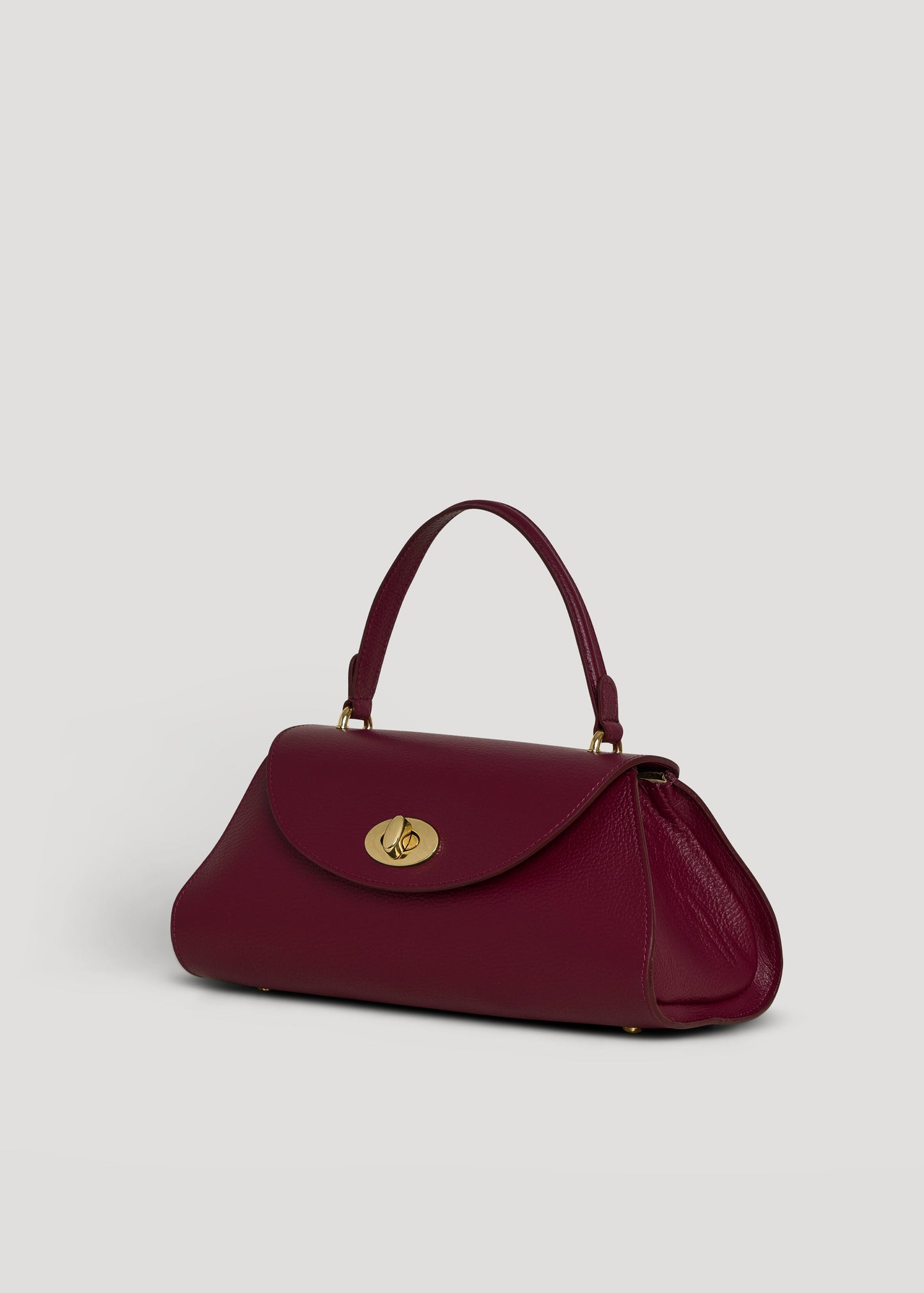 Borsa Florence in pelle Togo Borgogna