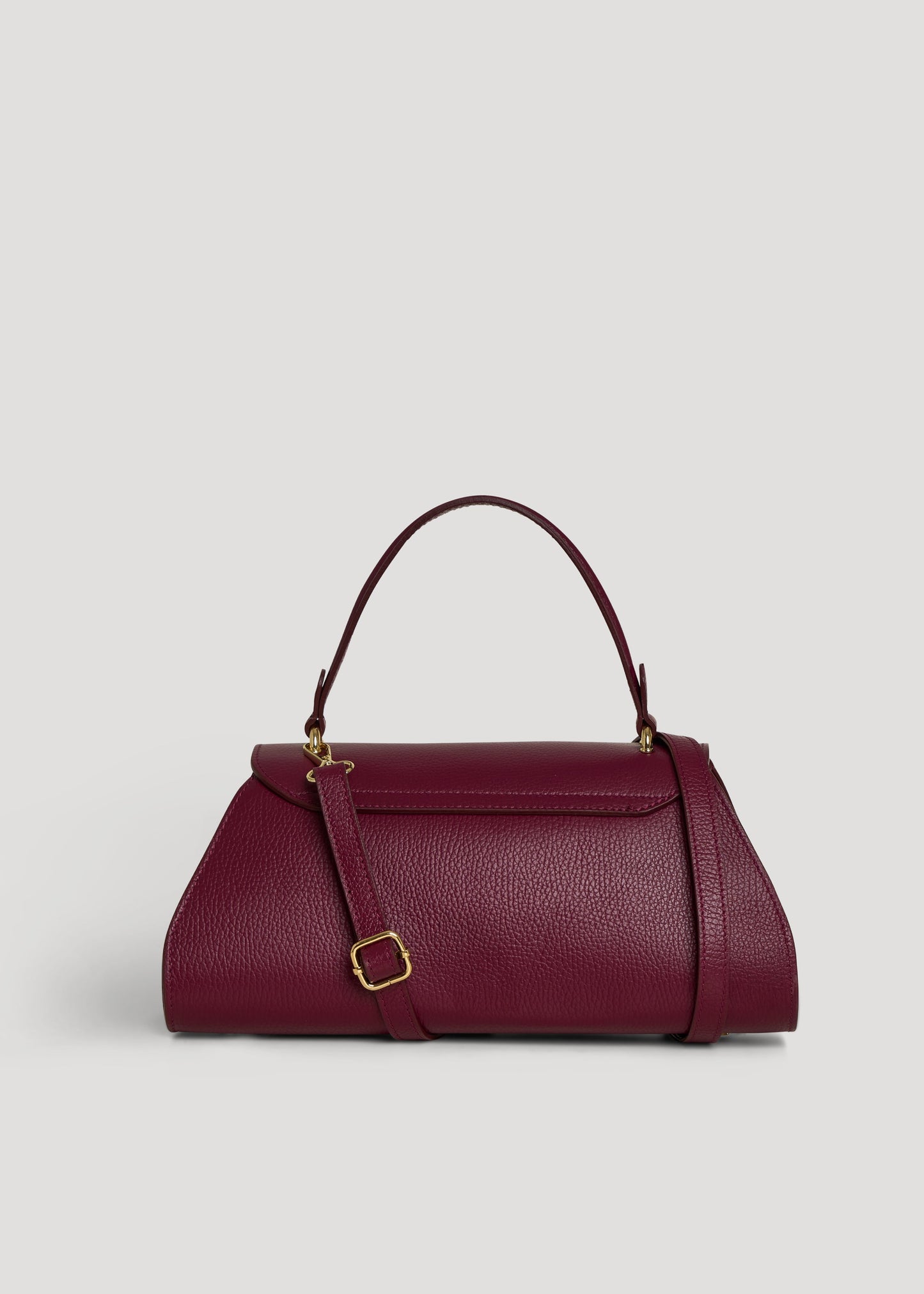 Borsa Florence in pelle Togo Borgogna