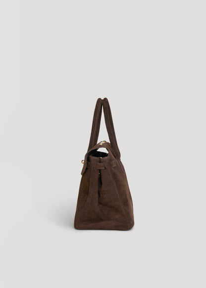 Borsa Elizabeth in Camoscio Testa di Moro