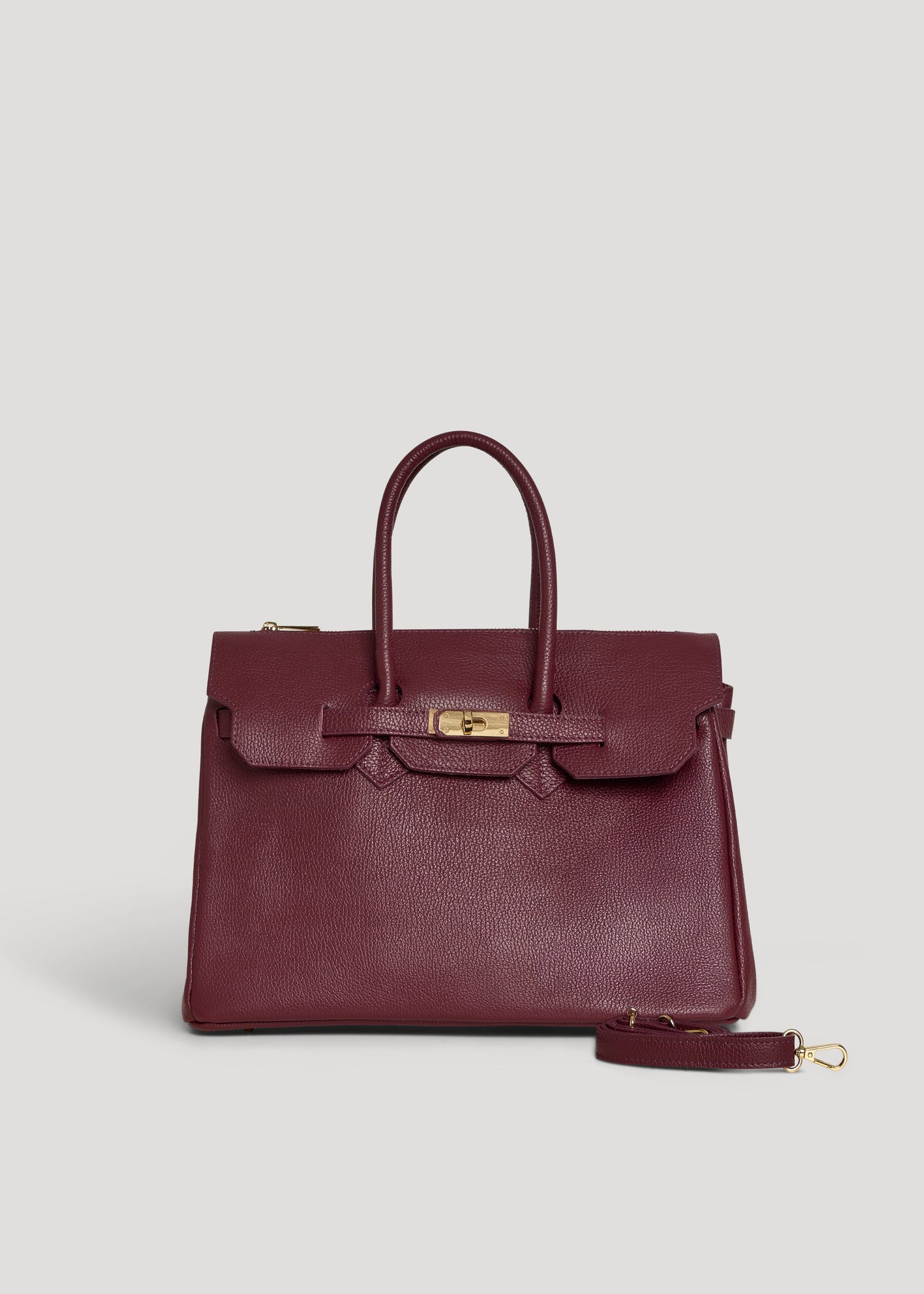 Borsa Elizabeth in Pelle Togo Borgogna