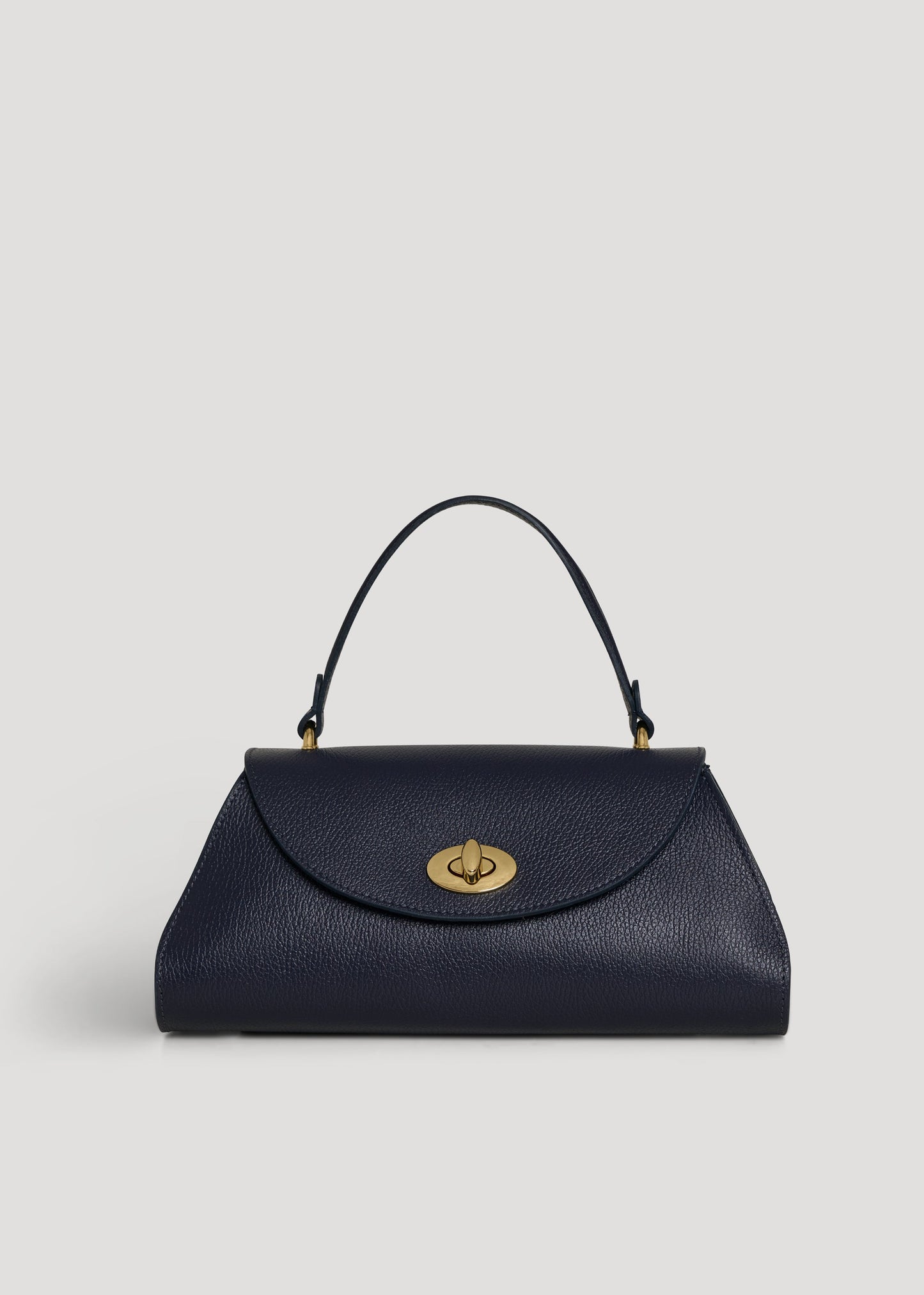Borsa Florence in pelle Togo Blu Navy