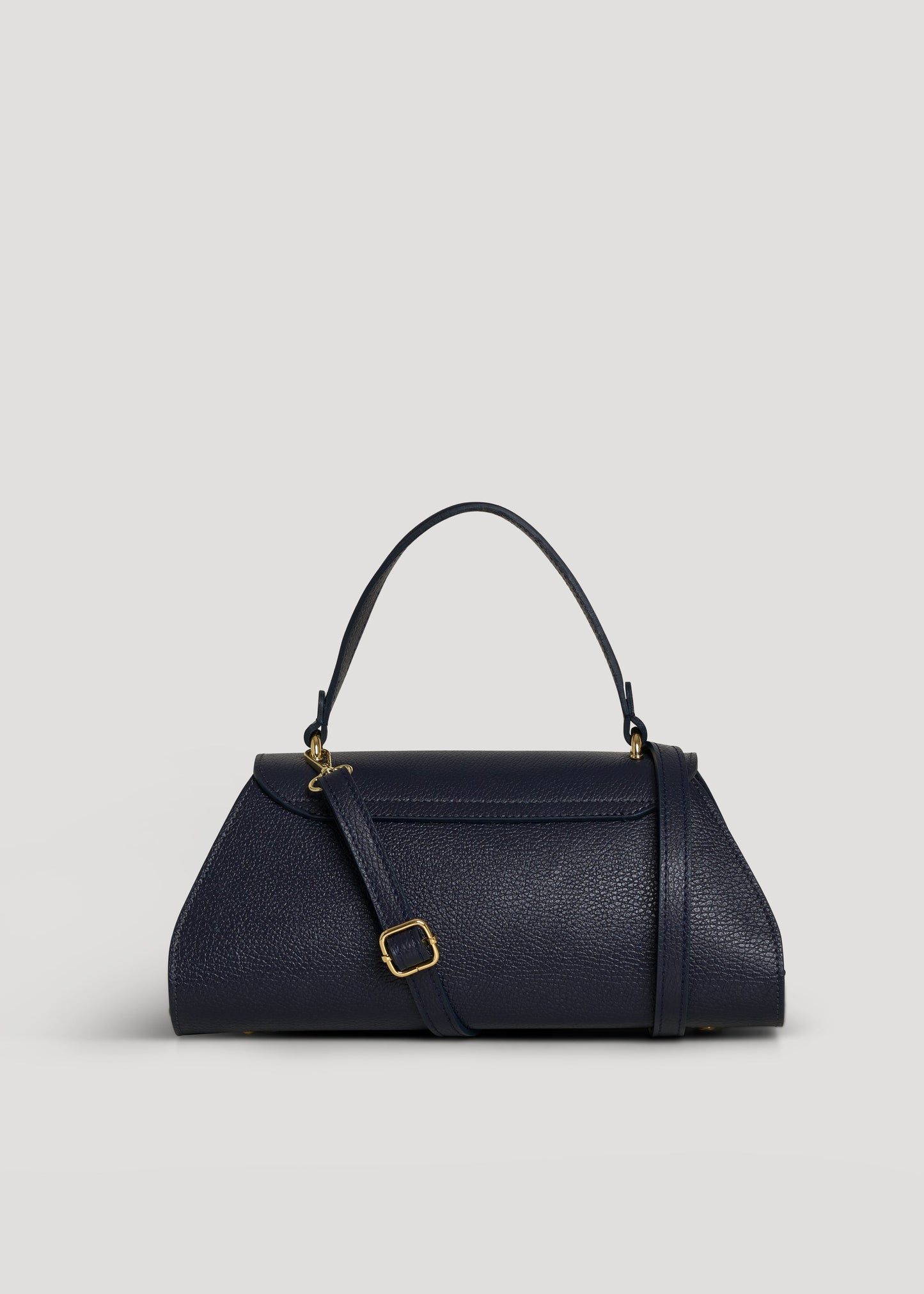 Borsa Florence in pelle Togo Blu Navy