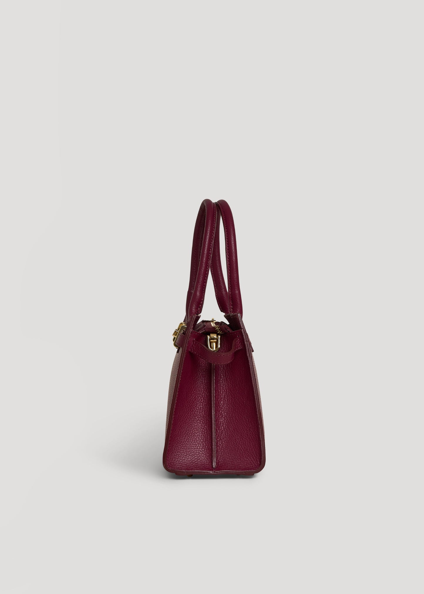 Borsa Grace in pelle Togo Borgogna