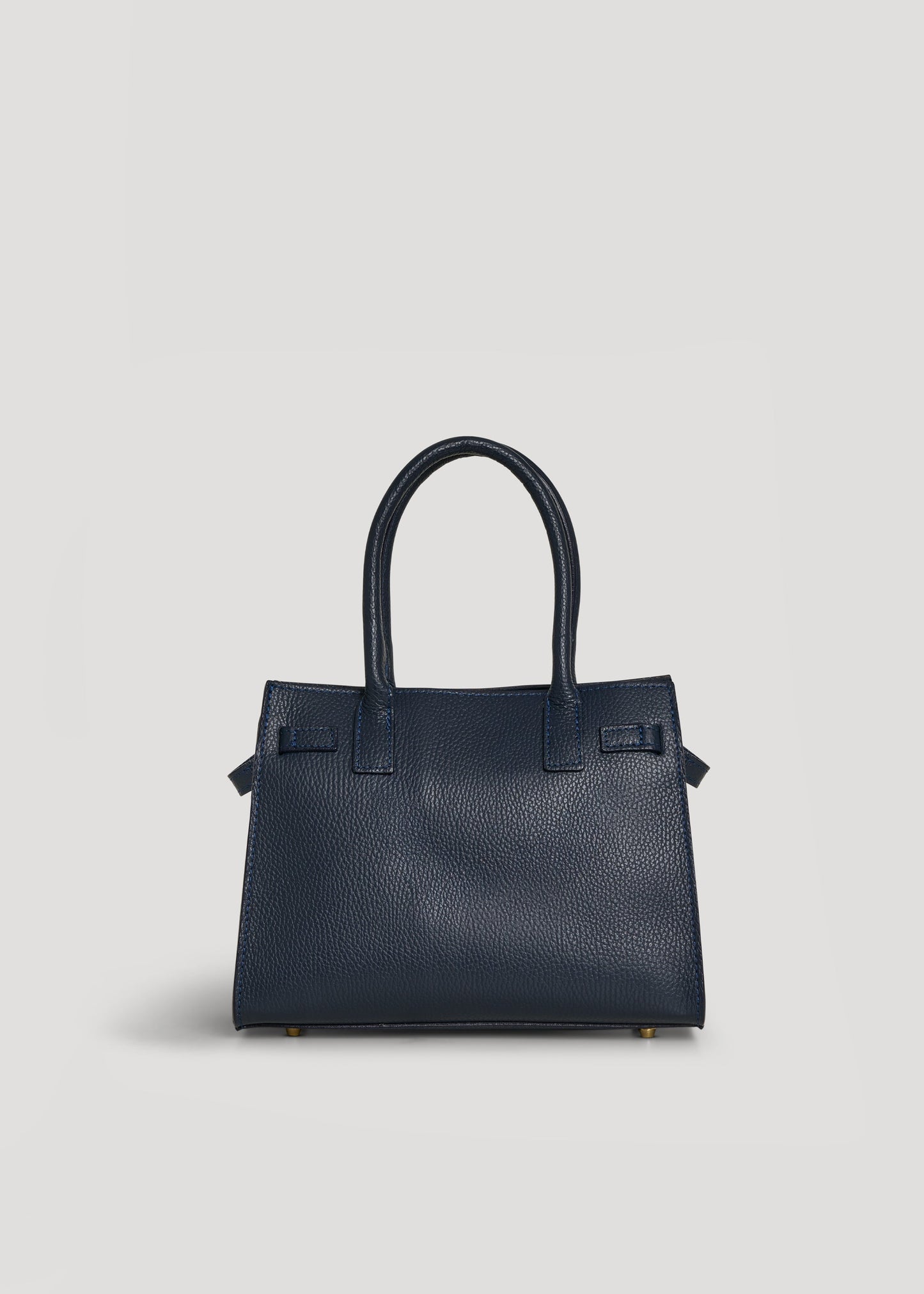 Borsa Grace in pelle Togo Blu Navy