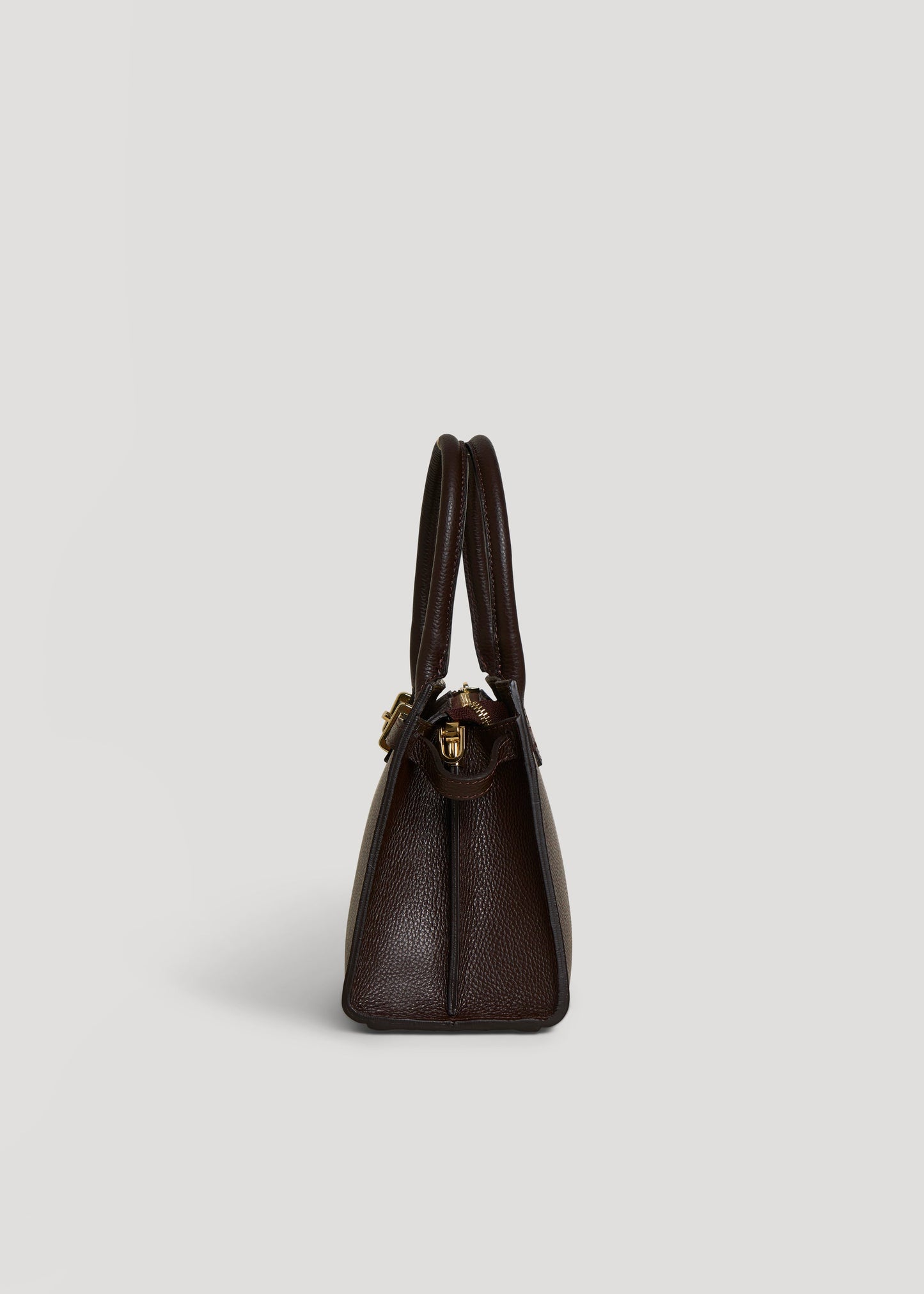 Borsa Grace in pelle Togo Testa di moro