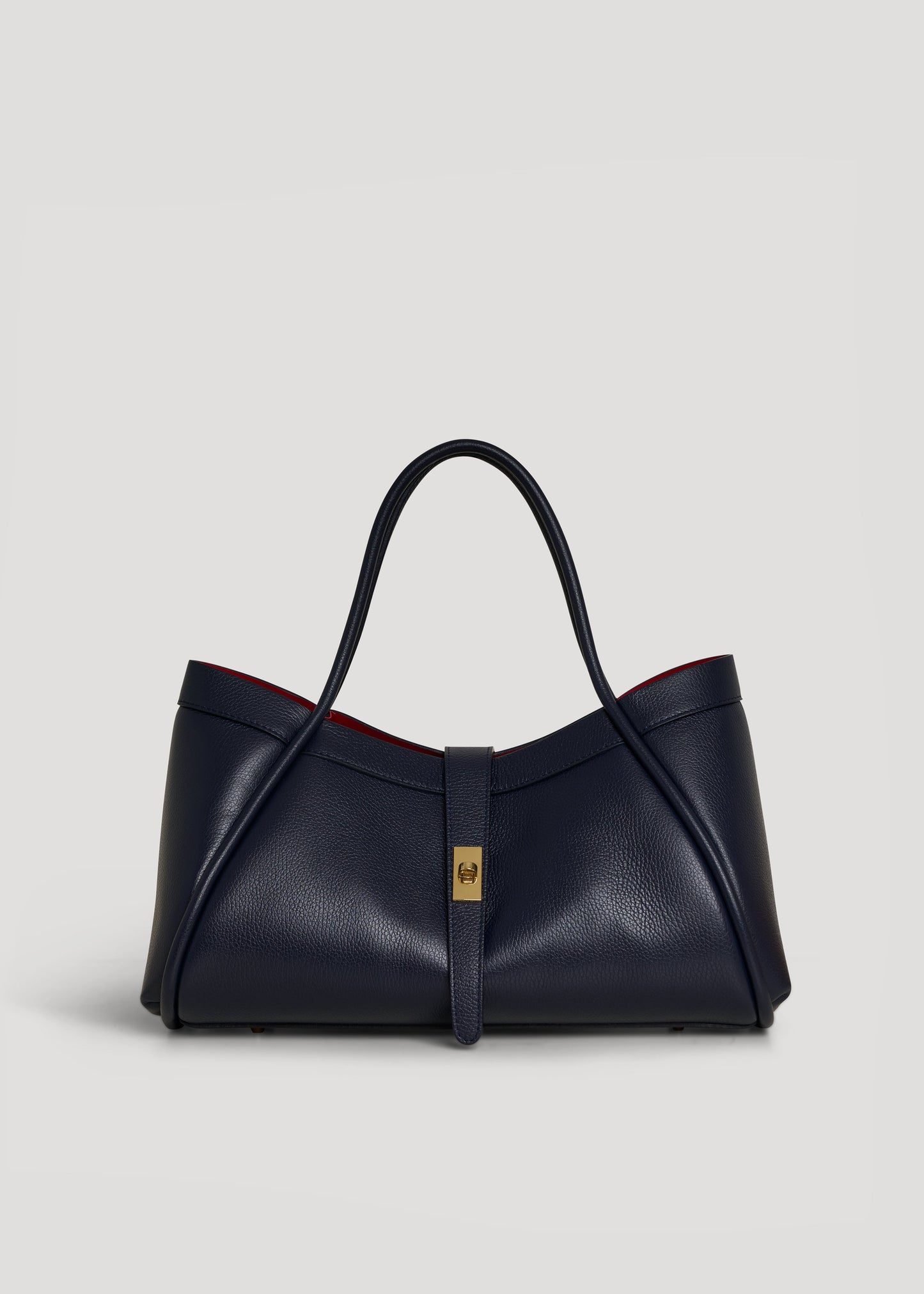 Borsa Mayfair in Pelle Togo Blu Navy