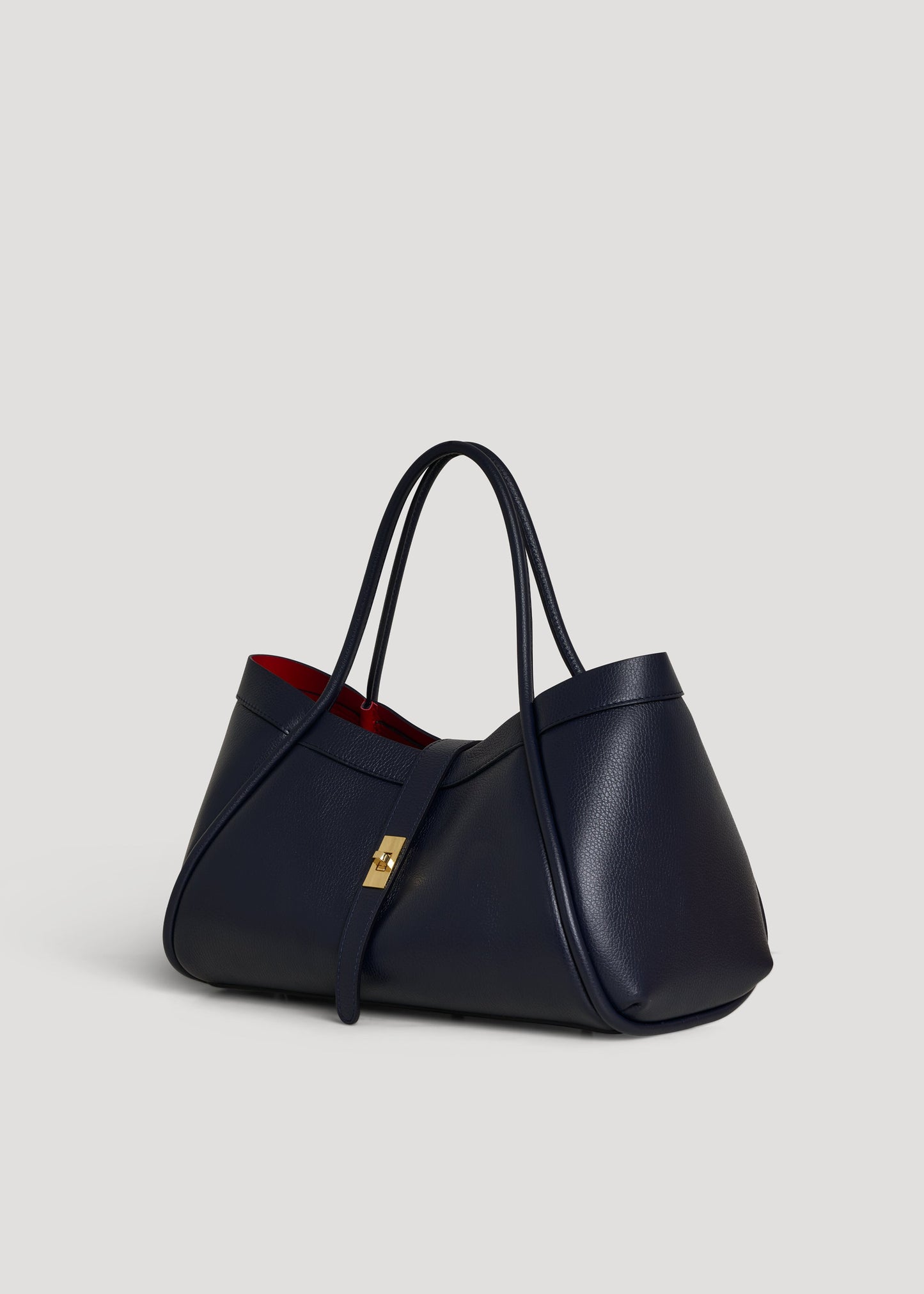 Borsa Mayfair in Pelle Togo Blu Navy
