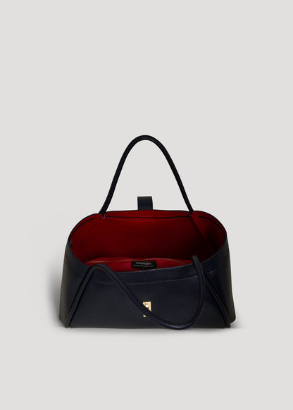 Borsa Mayfair in Pelle Togo Blu Navy