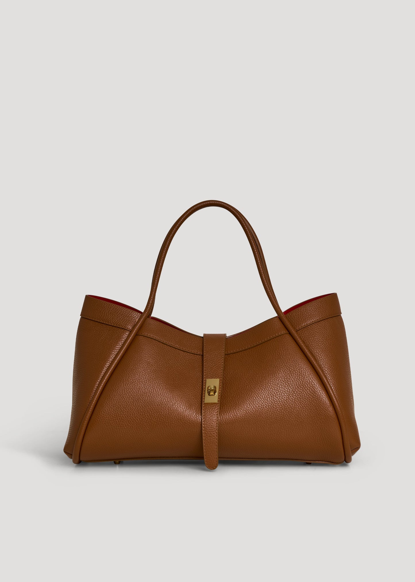 Borsa Mayfair in Pelle Togo Cuoio