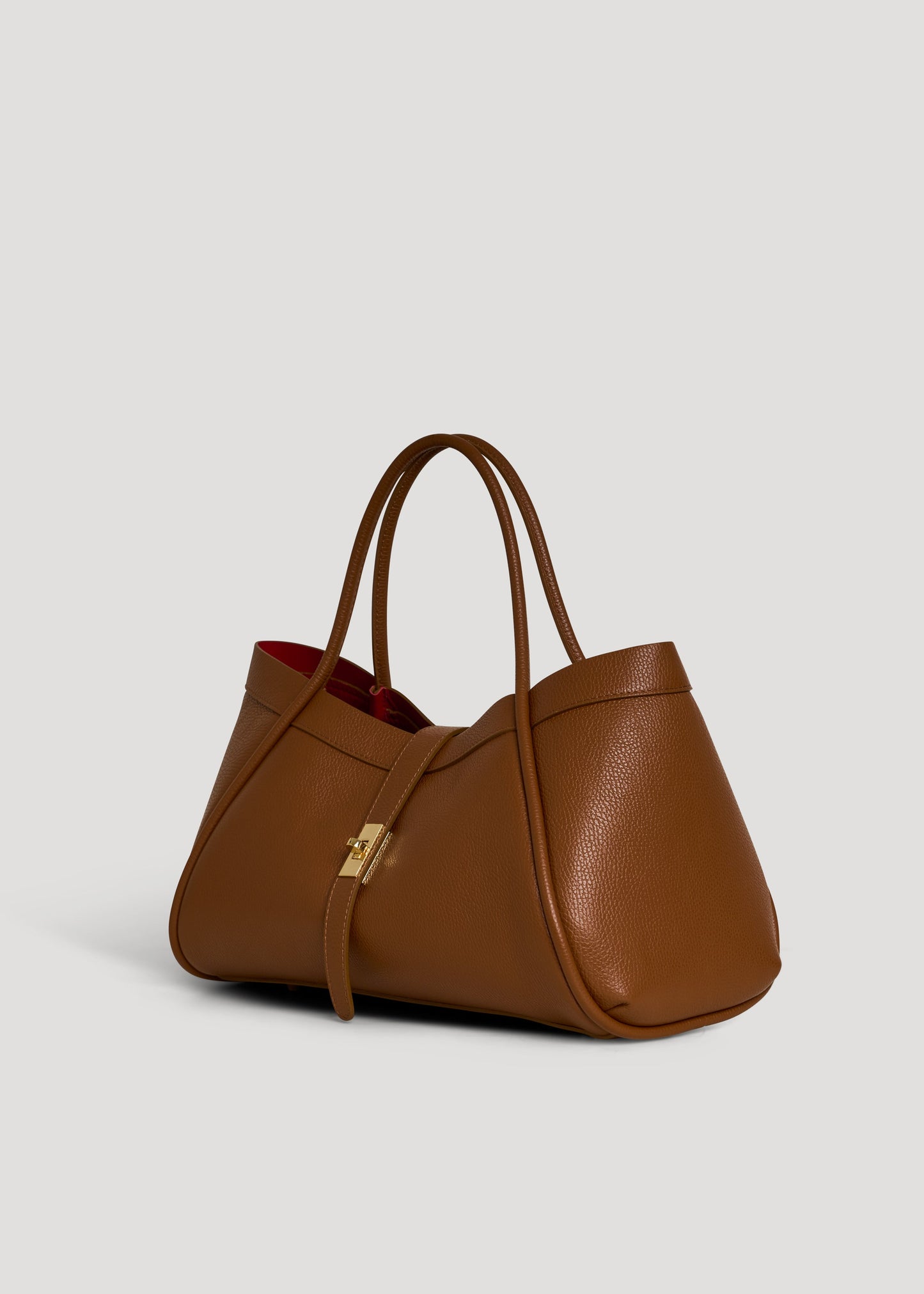 Borsa Mayfair in Pelle Togo Cuoio