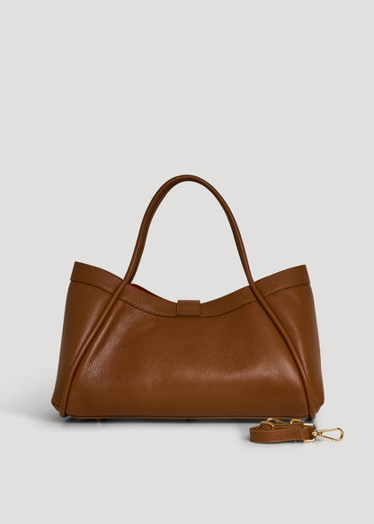 Borsa Mayfair in Pelle Togo Cuoio