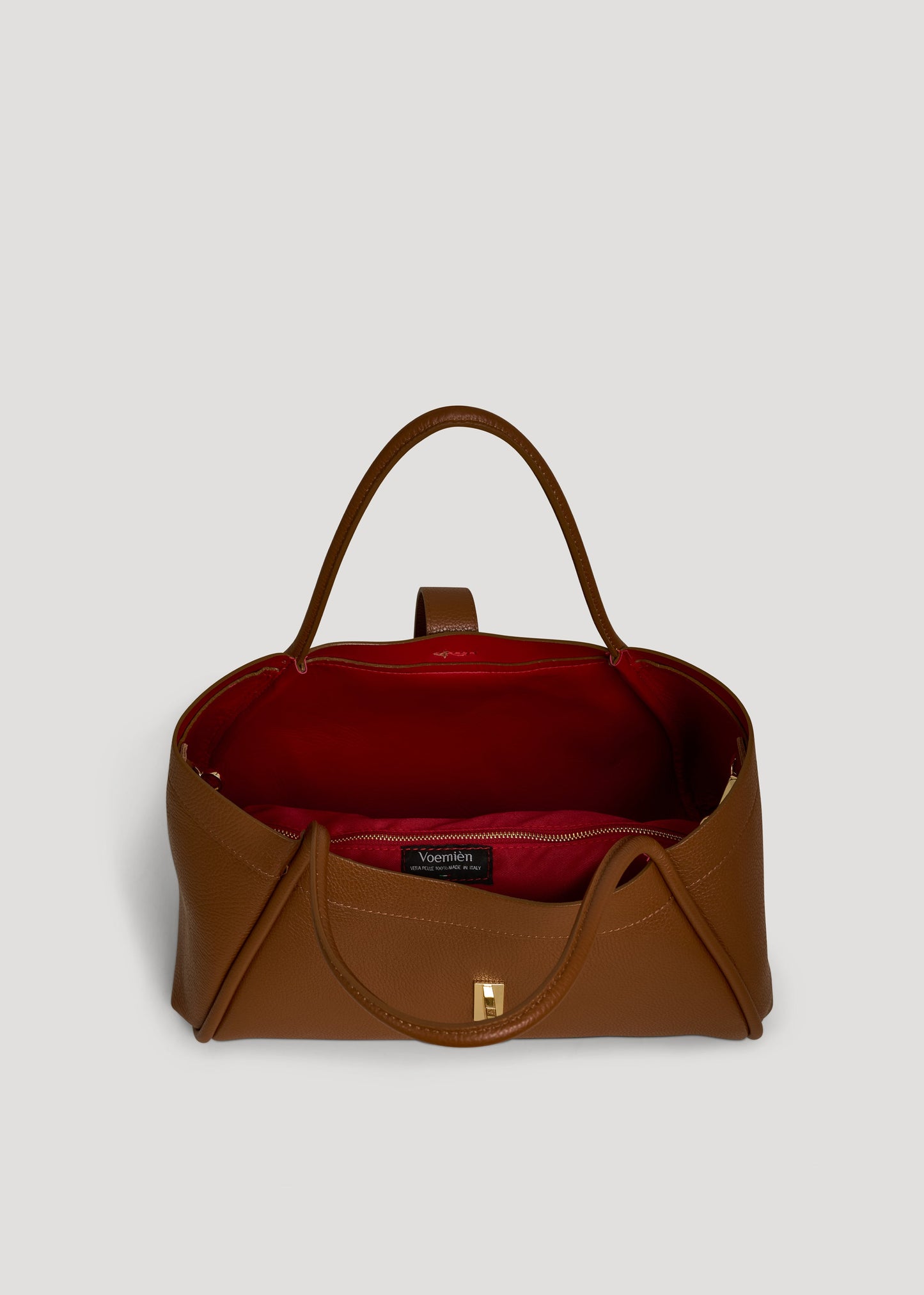 Borsa Mayfair in Pelle Togo Cuoio