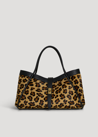 Borsa Mayfair Limited Edition in Pelle Calf Hair Leopardata