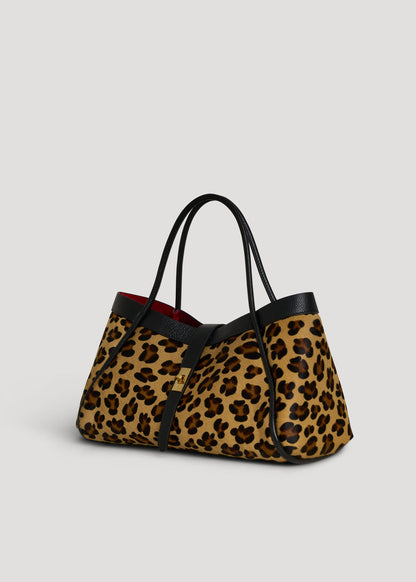 Borsa Mayfair Limited Edition in Pelle Calf Hair Leopardata