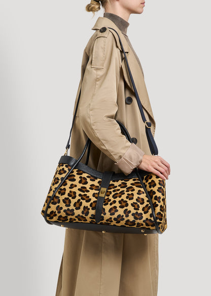 Borsa Mayfair Limited Edition in Pelle Calf Hair Leopardata