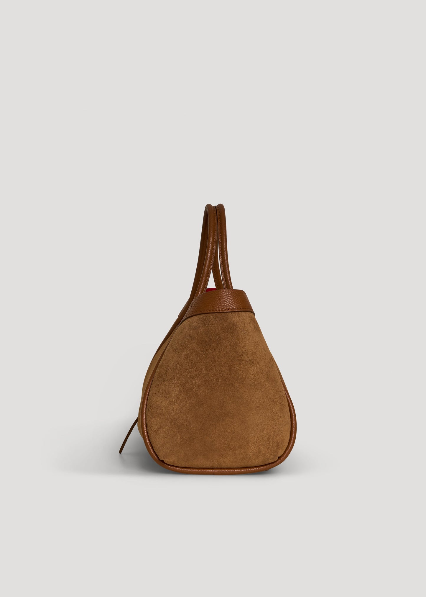 Borsa Mayfair in Camoscio e Pelle Togo Cuoio