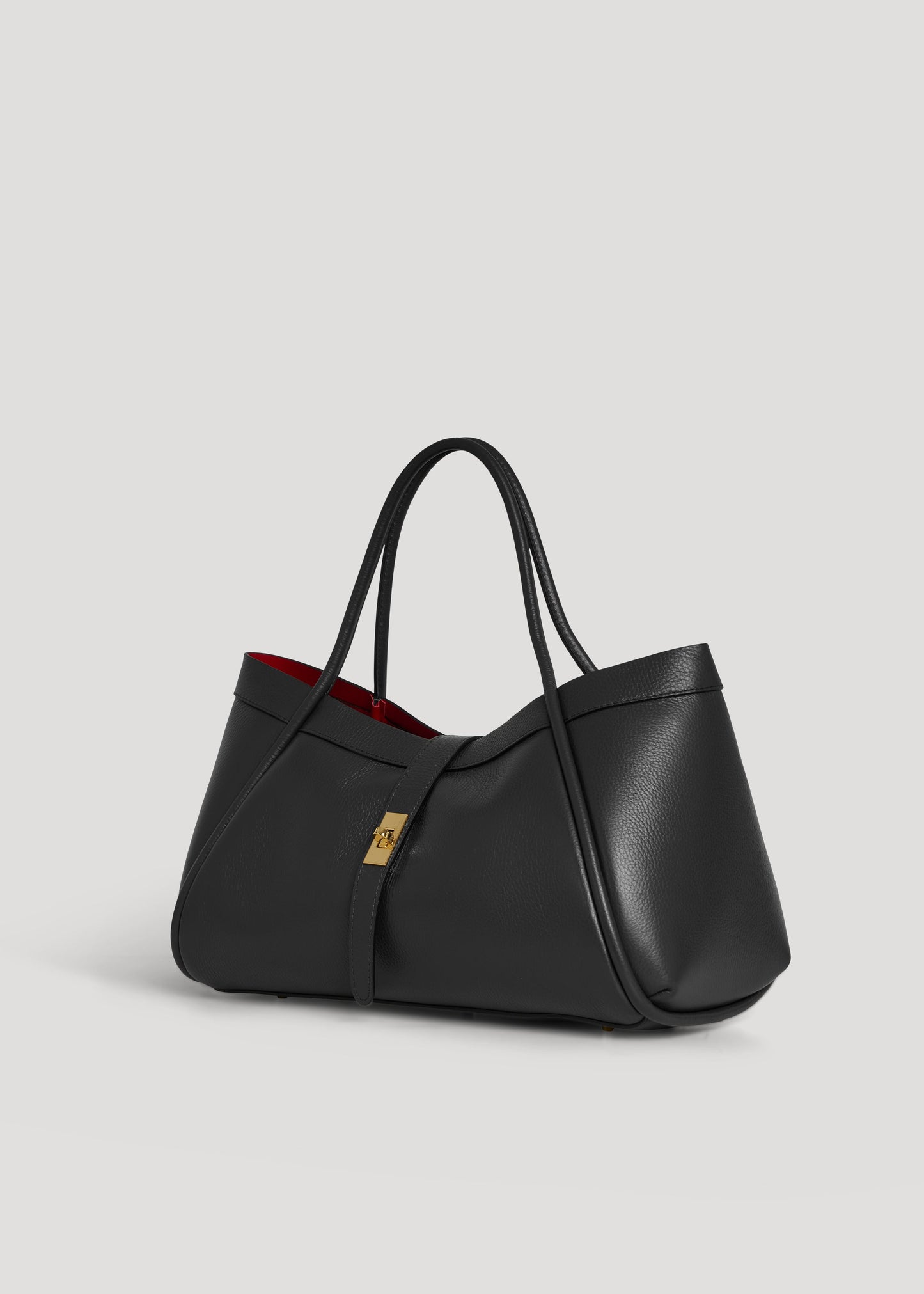 Borsa Mayfair in Pelle Togo Nera