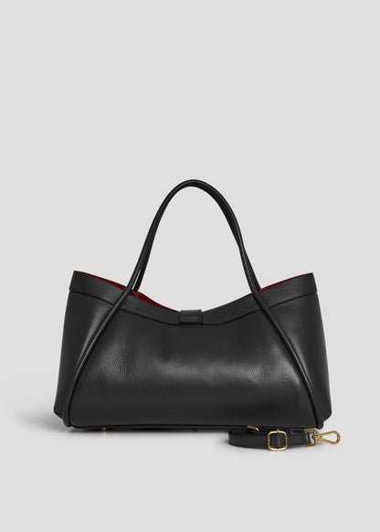 Borsa Mayfair in Pelle Togo Nera