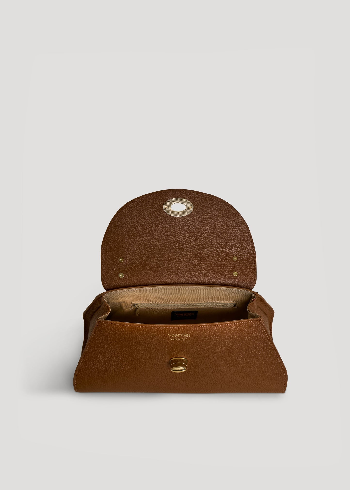 Borsa Florence in pelle Togo Cuoio