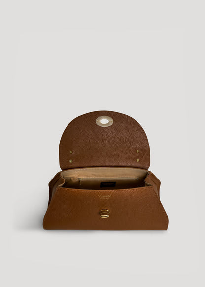 Borsa Florence in pelle Togo Cuoio