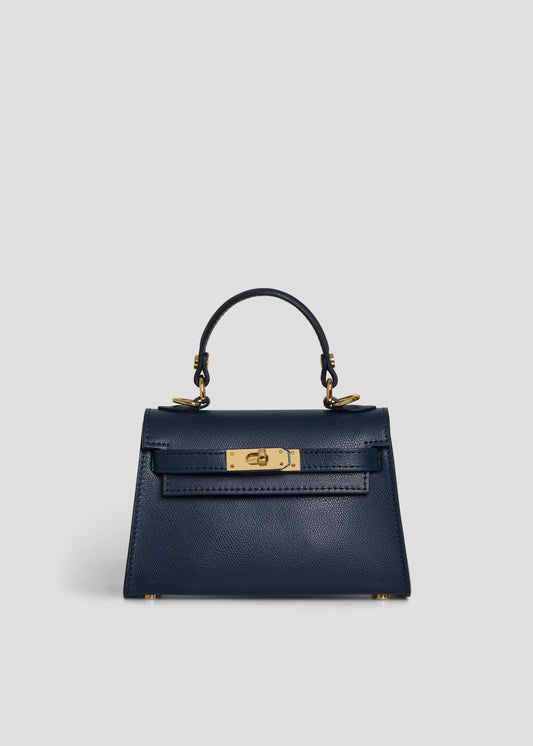 Borsa Victoria in pelle Epson Blu Navy