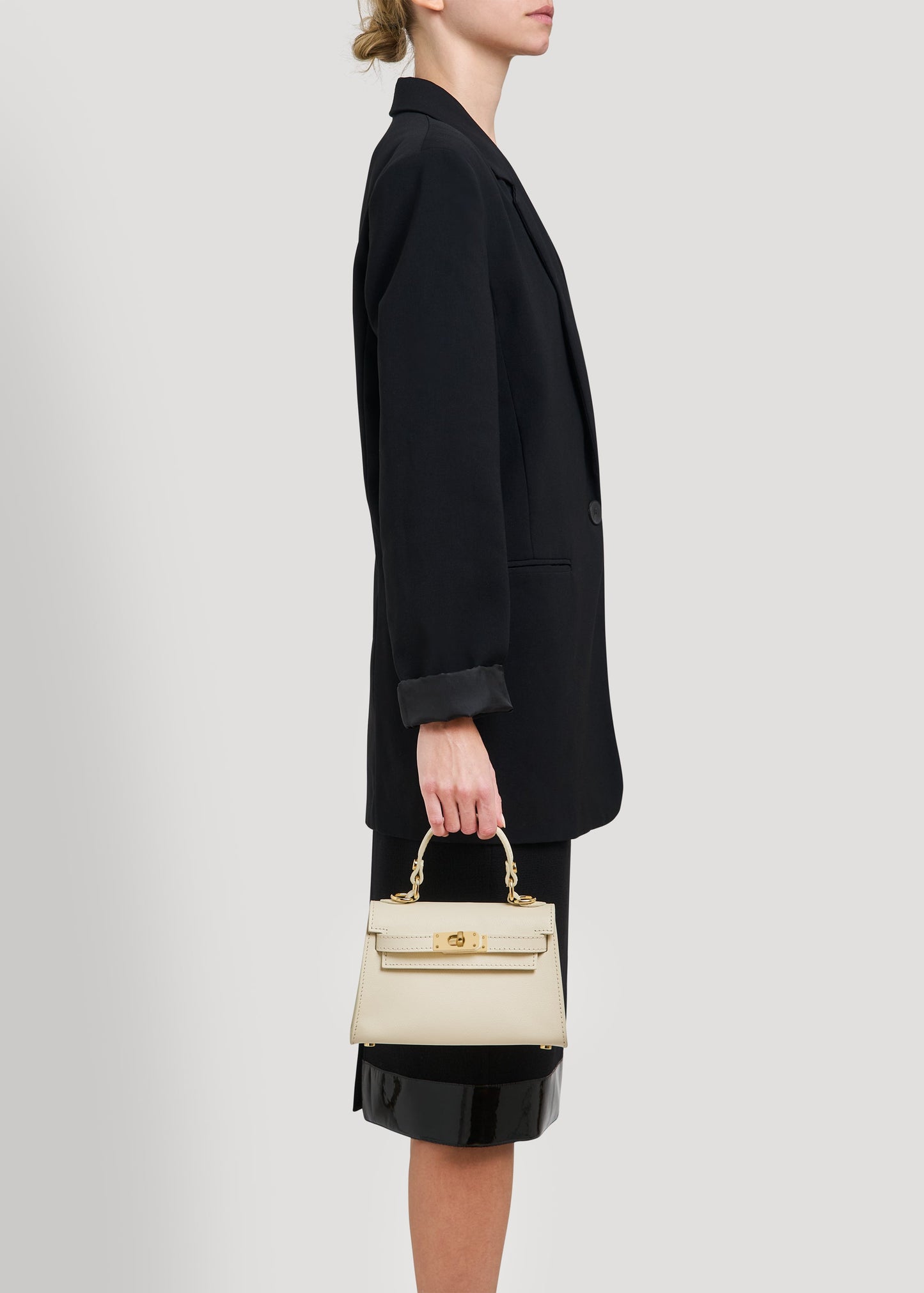 Borsa Victoria in pelle Epson Beige